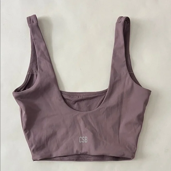 CSB Pia Workout Tank Top Corset Style in Lavender Purple Mauve XS - Picture 4 of 6